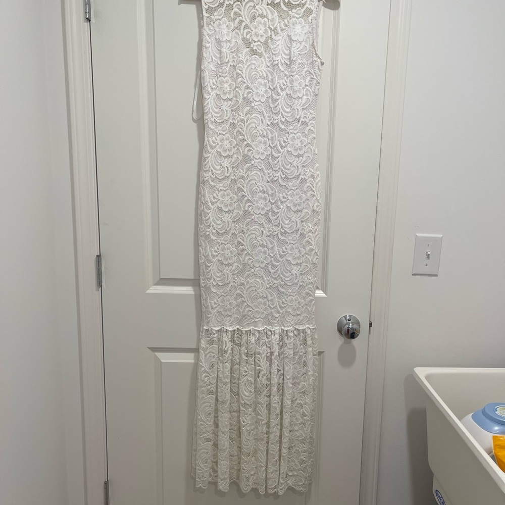 White Bebe dress
